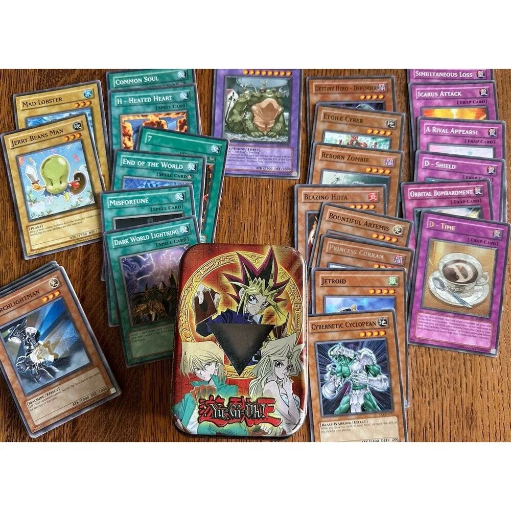 YuGiOh Random 43 Card Lot 1st Ed With Tin Condition Varies Konami